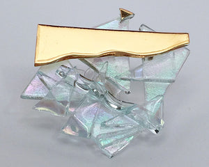 The Glass Ceiling Brooch (L)