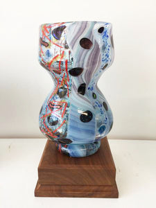 Blown Glass Fine Art Vase - Flow