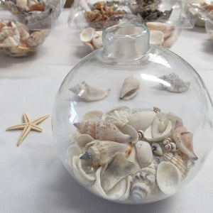 "By the Sea" Seashell Globes