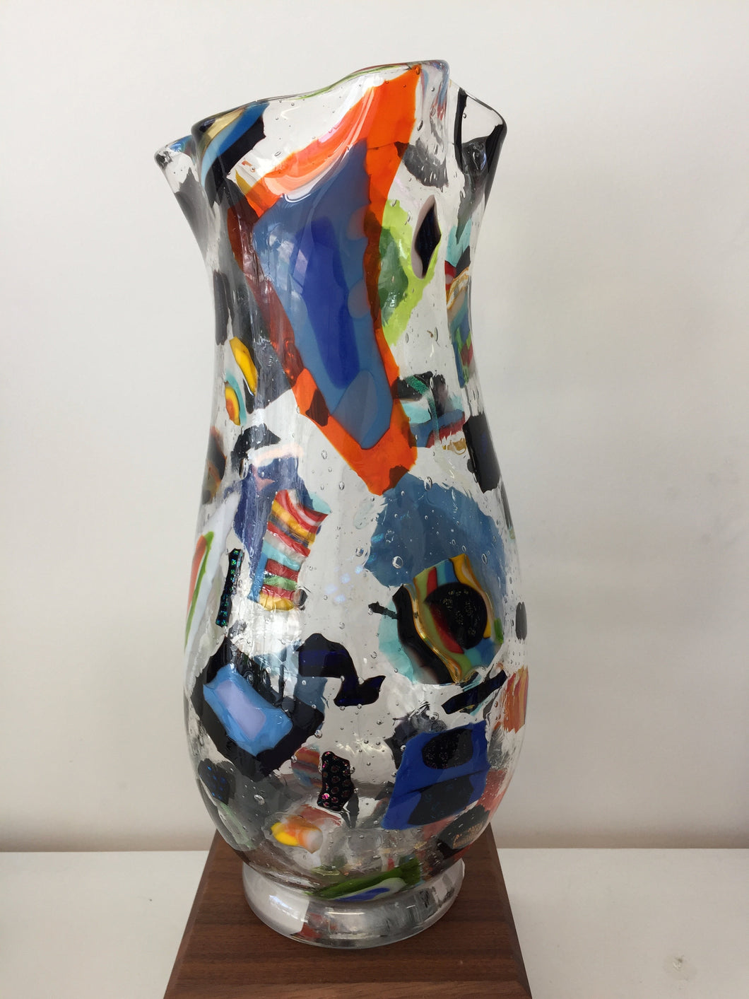 Brillance -- Fused and Blown Glass Vase