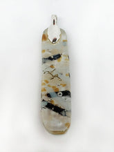 Load image into Gallery viewer, Bark Glass Pendant - back
