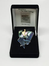 Load image into Gallery viewer, Glass Ceiling Pendant with Gold in a box
