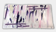 Functional Art - Rectangular Plate Pink and Purple